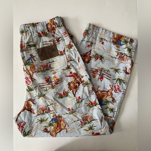 Original Cowboy Pajamas men’s pants size Medium. . Pattern: Home on the Range - Picture 11 of 15